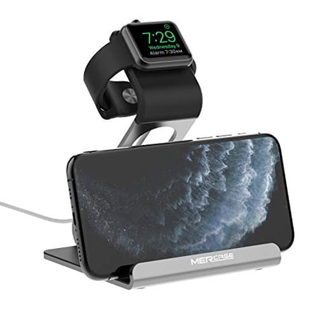 Apple Watch Stand Mercase Aluminum Nightstand Iwatch Iphone Universal Desktop Stand Holder Charging Station For Iwatch Series 5 4 3 2 1iphone 11 11pro 11max Xs X Max Xr X 8 8plus 7 7plus Space Gray Walmart Canada