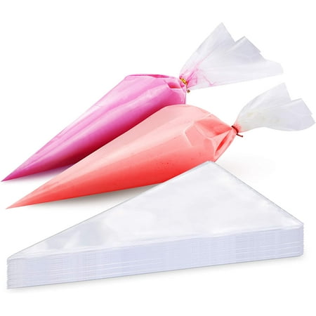 

Disposable Icing Piping Bags 12 Inch - 100 Pcs Heavy Duty Anti Burst Pastry Bags for Cream Frosting - Cookie Cake Decorating Supp