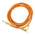 thumbnail image 1 of 1/4 Inch Instrument Cable Instrument Cable 1/4 Inch Instrument Cable Straight 6.35mm Male Jack Stereo Sound Guitar Cable Bass AMP Cord For Electric Guitar Bass Guitar 9.8ft, 1 of 8