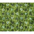 thumbnail image 4 of oneOone Cotton Flex Light Green Fabric Texture & Triangle Geometric Dress Material Fabric Print Fabric By The Yards 40 Inches Wide, 4 of 4
