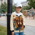 thumbnail image 2 of Pzuqiu Highland Cow Toddler Boy Sweatshirts 14-16 Lightness Zip-Up Hoodie Sweatshirt Warm Soft Long Sleeve Jacket Outfits with Pockets Casual Fall Outfits for Boys, 2 of 7