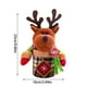 thumbnail image 3 of Medias navideñas de terciopelo con bordado dorado y detalles de lentejuelas | Medias navideñas de punto personalizadas con bolsillo oculto y puño de piel sintética | Bordado de nombre personalizado, 3 of 5