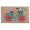 thumbnail image 1 of Coir Door Mat Bicycle With Flower 18 X 30, 1 of 3