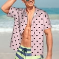 thumbnail image 5 of Picia Cute Cat Gentle Cotton Regular Fit Short Sleeve Casual Hawaiian Shirt for Men-Medium, 5 of 9