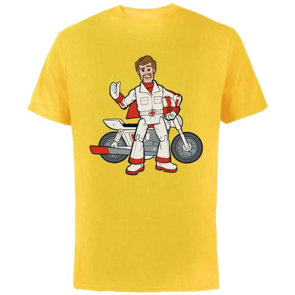 Disney Pixar Toy Story 4 Cool Duke Caboom T-Shirt - Short Sleeve Cotton T-Shirt for Adults - Customized-Yellow