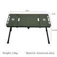 thumbnail image 1 of Mesa plegable para acampar, mesa portátil ligera de aleación de aluminio, estante de almacenamiento, estante lateral para horno, mesa de Camping, equipo de Camping fresco, 1 of 4