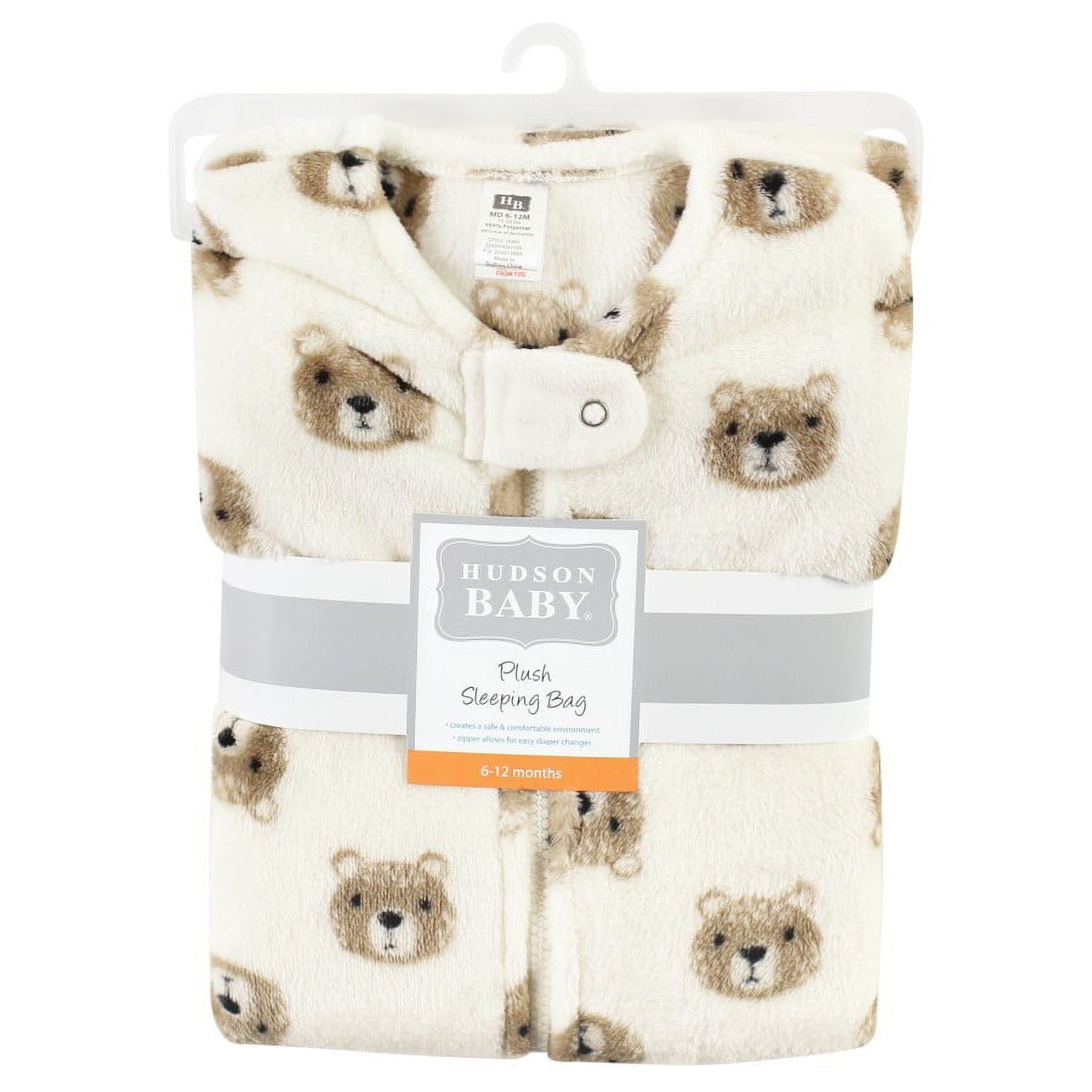最安価格 Hudson Baby Sack Bag, Sleeping Sleeveless Plush Baby Unisex ブランケット・おくるみ