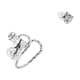 thumbnail image 2 of Pendientes de botón y clip Rines Yinane Ear Cuff Gold, 2 of 5