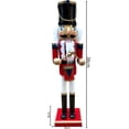 thumbnail image 3 of Muñeco Cascanueces de Madera 38 cm Adorno Navideño Premium, 3 of 3