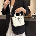 thumbnail image 4 of Bolso Tote Cuadrado Vintage 1, 4 of 9