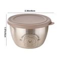 thumbnail image 3 of TIMIFIS Sauce Cup .7oz Spices Dressing Container To Go Reusable Stainless Steel Dipping Condimen Cups For Lunch Bento Box Small Condiment Leakproof Silica Lids New Home Essentials, 3 of 6