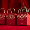 thumbnail image 3 of AYYUFE Hand-held Candy Box Clear Printing Paper Add Atmosphere Candy Bag for Anniversary, 3 of 8