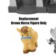 thumbnail image 2 of Set de juego Toy Figure Mattel GLT78 Brown Horse para granja, 2 of 5