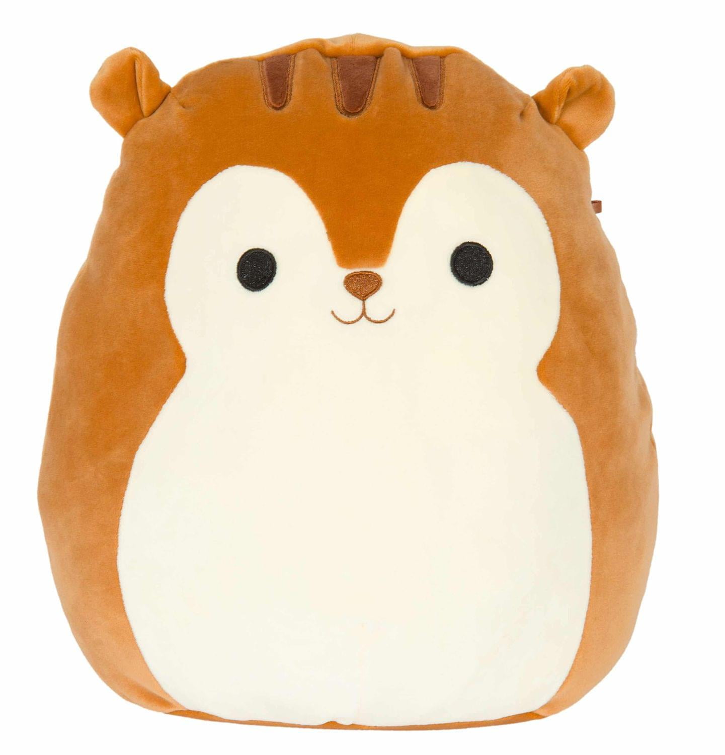 Squishmallows 8" Sawyer the Squirrel Brown Plush Pillow NEW w/ tags!