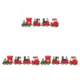 thumbnail image 4 of Naiovety Madera Feliz Navidad Tren Decoración Coches rústicos Camión Juguete Fiesta navideña Adorno en miniatura Regalo de Año Nuevo Type4 NO4, 4 of 6