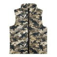 thumbnail image 4 of Pzuqiu Camo Hunting Dragon Girls Sleeveless Vests 9-10 Toddler Girl Clothes Personalized Full Zip Winter Lightweight Sleeveless Fleece Jacket with Pocket Casual for Daily Life, 4 of 7