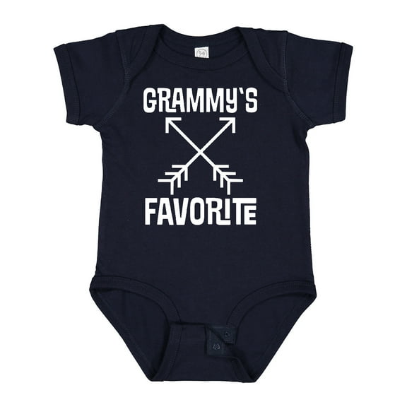 Inktastic Grammys Favorite Grandson Childs Gift Boys or Girls Baby Bodysuit