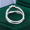 thumbnail image 5 of Spot Jewelry 14K White Gold Plated Rings - 1.9 Ct Oval Cut Wedding Rings - Engagement Wedding Prong Setting Rings for Women - Causal Daily Wear Rings for Women - Forever Diamond Rings for Her, 5 of 6