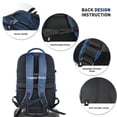 thumbnail image 6 of Smicure Travel carry on Backpack Laptop Business 19 Inch Business Anti Theft Slim Sturdy College School Computer Bag.Blue, 6 of 8