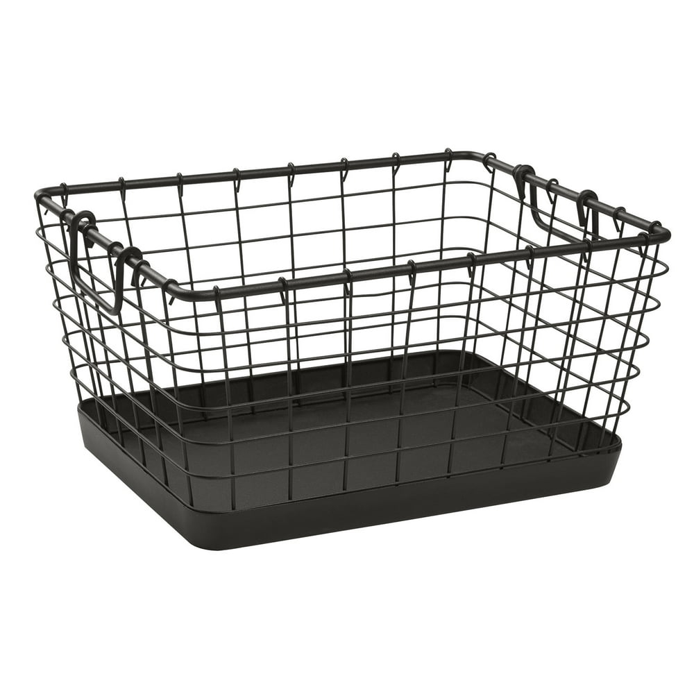 Boutique Vintage Display Basket With Handles 16"L x 12"W x 8¼"D