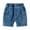 Dark Blue, variant on TOOYOU Girls Denim Shorts Kids Toddler Baby Unisex Solid Spring Summer Jeans Shorts With Pocket Versatile Shorts For Girls Size 3-4 Years Dark Blue