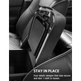 thumbnail image 3 of KBH Center Console Cover for 2013-2020 Infiniti QX60 JX35, Leather Middle Console Cover for Nissan Pathfinder Accessories, Anti-Scratch Armrest Pad Protector, 3 of 7