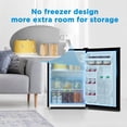 thumbnail image 6 of Mainstays 2.7 Cu Ft Single Door Refrigerator, Black, Compact Full-Size Fridge with Adjustable Shelves, Ideal for Apartment, Dorm & Office, 6 of 9