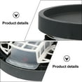 thumbnail image 2 of Raindrops  Wheeled Planter Tray Cart Indoor Pot Patio Holder Caster Wheels Grey, 2 of 8