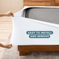 thumbnail image 3 of Bare Home Box Spring Cover - Microfiber - 4-Way Stretch (King, White), 3 of 6