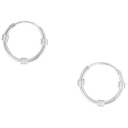 Walmart silver hoop earrings Outlet