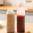 thumbnail image 5 of Condiment Squeeze Bottles for Liquids,BPA Free Squeeze Bottles Refillable,Empty Squirt Bottle,Large Valve Sealing Syrup Ketchup Cream Self Dispenser Sour Dispenser SKPE, 5 of 10