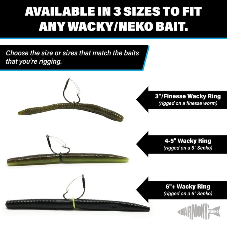 HOT Bait Neko Rig Neko And Wacky Rig Wacky Rings 100pk O