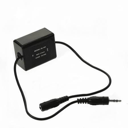 Audio Filter - 3.5mm Aux Audio Noise Filter Ground Loop Isolator Eliminate Car Electrical Noise