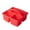 Blue, Green, Orange, Purple, Red, White, Yellow, variant on Craft Storage Caddy - 3 Compartment Plastic Basket - Portable with Handle