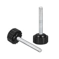 thumbnail image 3 of Uxcell Knurled Clamping Knobs Threaded Stud Head Thumb Screws Hand Stud Knobs M4x16mmx30mm, 3 of 5