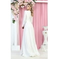thumbnail image 2 of Formal Dress Shops Inc Juniors Womens Stretchy Formal Wedding Gown, 2 of 5