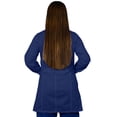 thumbnail image 2 of HeedFit Women's Poly-Cotton Lab Coat 35-Inch Length, m, Navy, 2 of 6