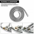 thumbnail image 5 of Zyler - 10Ft 3M Shower Head Hose Handheld Stainless Steel Bathroom Flexible Water Tube, 5 of 6