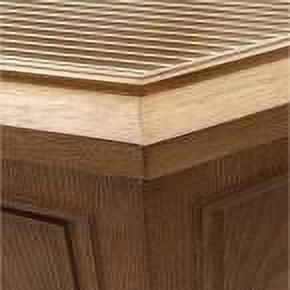 AIRCARE 696 400HB Whole House Credenza Evaporative Humidifier for 3600 sq. ft, Light Oak