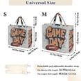 thumbnail image 2 of FORMRS Womens Corduroy Tote Bag Crossbody Shoulder Handbag with Pocket, Game Day, 2 of 7