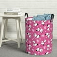 thumbnail image 6 of Fuzoiu Love Dog Print Circular Hamper,Laundry Basket with Handle,Collapsible Laundry,Dirty Clothes Storage Basket,for Bedroom Bathroom Dorm Living Room-Medium, 6 of 6