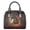 Black-Horse, variant on German Shepherd Printed Satchel Handbags for Women Floral Printed Crossbody Bag Satchel Clutch Shoulder Crossbody Top Handle Purse for Party Travel Walking