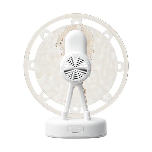 Lámpara con Forma de Noria y Altavoz con Sonido , Altavoz Bluetooth de Alta Fidelidad con Sonido Envolvente de 360°, Color