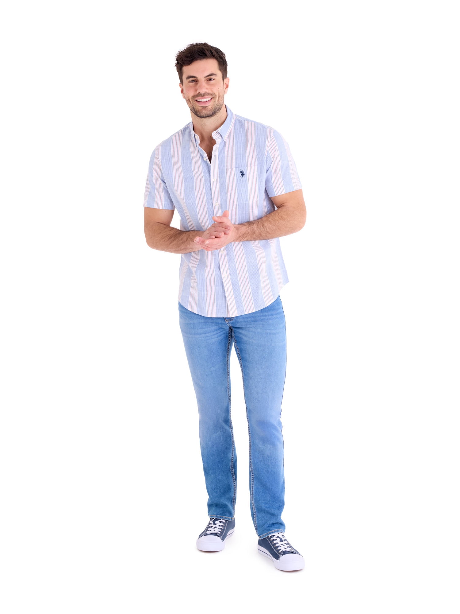 U.S. Polo Assn. Men's Short Sleeve Buttondown Shirt