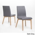 thumbnail image 6 of Oswey Mid-Century Modern 5 Piece Dining Set, Dark Gray and Natural Oak, 6 of 6