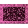 thumbnail image 1 of Ahgly Company Indoor Rectangle Abstract Purple Modern Area Rugs, 7' x 9', 1 of 4
