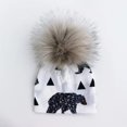 thumbnail image 1 of Gorros de invierno con pompón para bebé, accesorios para fotos de recién nacido, gorro para niño y niña, 1 of 4