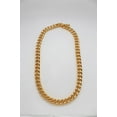 thumbnail image 2 of Fashion Unisex Necklace Gold Metal Chains Extra Long Chunky Thick Links, 2 of 8