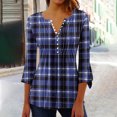 thumbnail image 2 of Women Blouse 3/4 Sleeve Petite, Blouses for Women Fashion 2025 Plus Size Womens White Tank Top Racerback Womens Summer Tops Short Sleeve Try Before You Buy my orders, 2 of 5