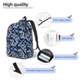 thumbnail image 5 of Balery Dragons Vintage Canvas Backpack for Men and Women - Large Capacity, Durable Travel Laptop Bag for School, Work, Hiking, and Outdoor Activities, 5 of 7